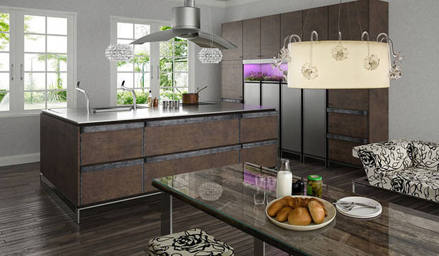 <b>TOYO KITCHEN｜トーヨーキッチン</b>　キッチン 「INOプロヴァンス」　扉カラー：Rusty （ラスティ）