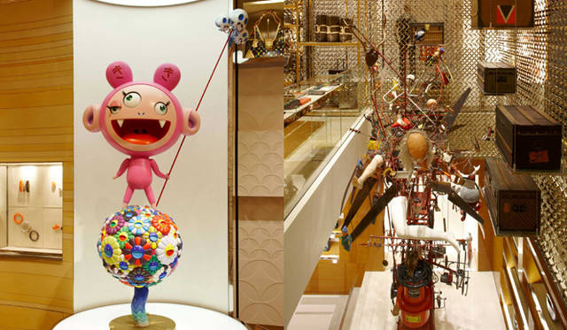 <b>LOUIS VUITTON｜ルイ・ヴィトン</b>　『ルイ･ヴィトン ニュー･ボンド･ストリート メゾン』オープン<br />村上 隆ふくむ著名アーティストのオリジナル作品展示