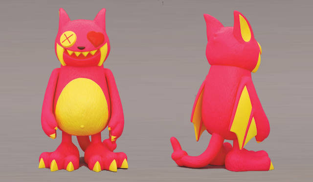 MEDICOM TOY｜VDC 蝙蝠怪獣コロンくん パンキッシュver.