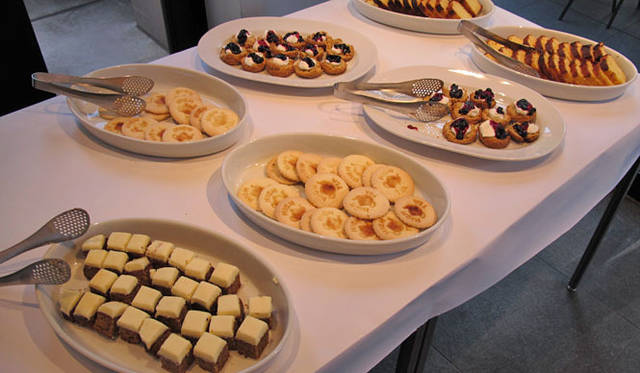 　『マーガレット・ハウエル 神南』カフェ<br />TEA PARTYでふるまわれたお菓子