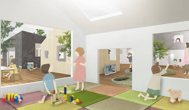 <b>谷尻 誠｜湘南まちの保育園</b>　中から