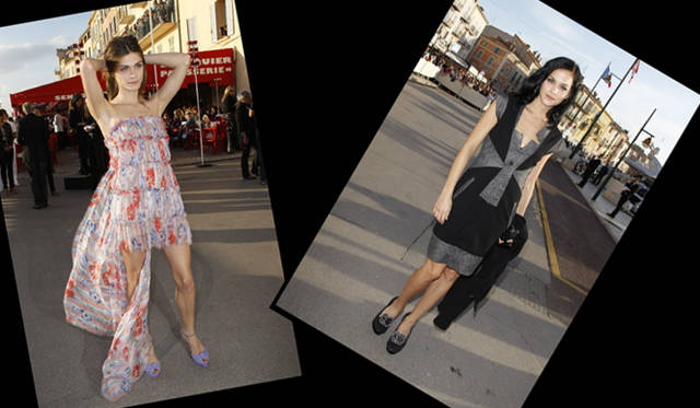 <b>CHANEL｜シャネル</b>　左から、モデル エリザ・セドナウィ、モデル レイ・レザーク