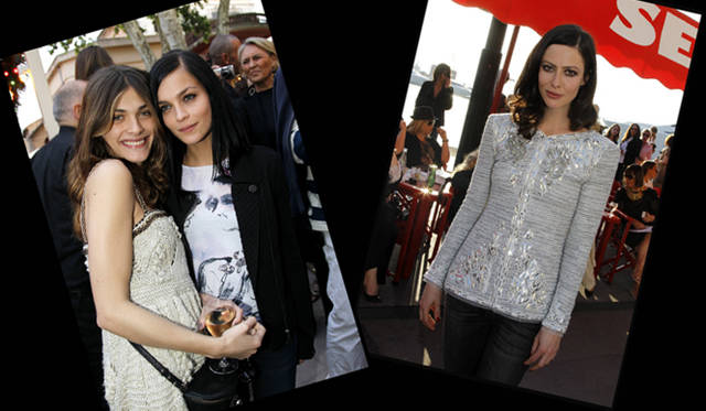 <b>CHANEL｜シャネル</b>　左から、モデル エリザ・セドナウィ、モデル レイ・レザーク、女優 アナ・ムグラリス
