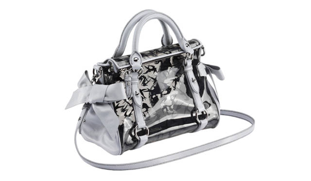 <b>MIU MIU｜ミュウミュウ</b>　クリアバッグ[H18×W27×D11cm] 9万4500円（予定価格） (ミュウミュウ／プラダ ジャパン)