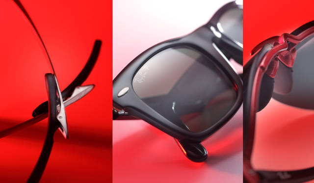 <br /></b>（左）</b>「Ray-Ban X PhitenRashing collaboration　（レイバン　X　ファイテンレーシング　コラボレーション）」　ファイテンレーシングとのコラボレーションによって最上級のフィット感を実現、ストレスフリーなアクティブ環境を提供する。　<b>（中）</b>「Ray-Ban Polaraized（レイバン　偏光サングラス）」　人気のデザインはそのままに、強い日差しもそれによる反射も遮る偏光レンズを採用。　<b>（右）</b>「Ray-Ban Sports（レイバン　スポーツ）」　フレーム素材にポリアミドを使用することで、まるでかけていないかのような軽さに。　（レイバン／ミラリジャパン　Tel. 03-5428-1030）