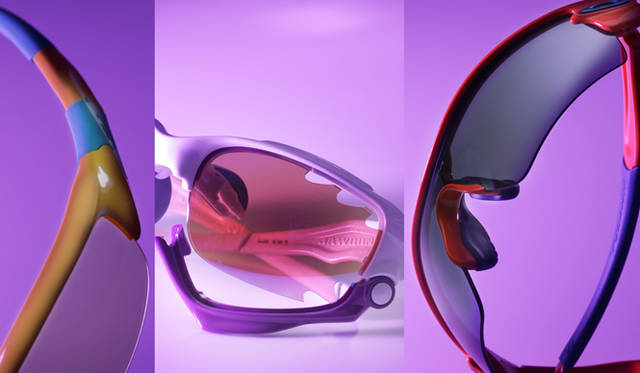 <br /></b>(左）</b>「FLAK JACKET（フラックジャケット）」　使いやすいデュアルレンズ（2眼式）モデルは、特にゴルファーに人気。　<b>（中）</b>「JAWBONE（ジョウボーン）」　高い性能はそのままに、レンズ交換時のストレスを大幅に解消。　<b>（右）</b>「RADAR（レーダー）」　シールドレンズ（一眼式）タイプなので、紫外線や風、埃などから眼をしっかりと守る。　※すべてフレーム、レンズ、イヤーソックアイコンのカスタマイズが可能。 （オークリー／オークリージャパン　 0120-009-146）