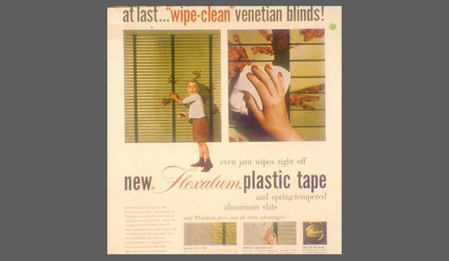 <b>Hunter Douglas｜ハンターダグラス</b>　当時の広告より