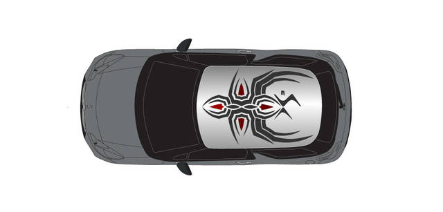  「アンチレトロナイト」　一般公募によるルーフデザイン審査会作品。