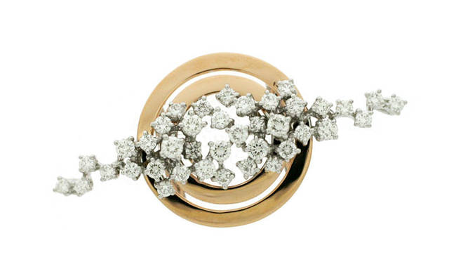 <b>DAMIANI｜ダミアーニ</b>　ソフィア・ローレン　ピンクゴールド×ホワイトゴールド×ダイヤモンド、189万円