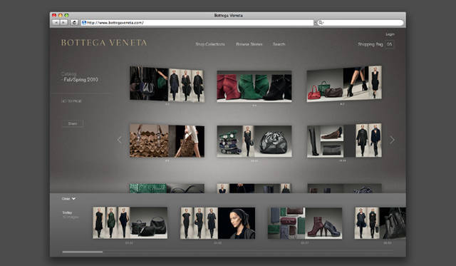 　コレクション画像はいままでのルック全身写真を表示させるものから、動画の掲載や、ディテールカットまで見れるようになったりと、よりアイテムひとつひとつが探しやすくなった。