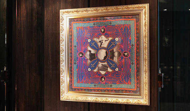 <b>CHROME HEARTS│クロムハーツ</b>　「CHROME HEARTS FOR MAPPLETHORPE」スカーフ7万6650円