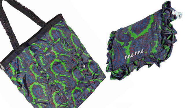 <b>MIU MIU｜ミュウミュウ</b>　日本限定78個！　復刻プリントバッグシリーズ第一弾からペイズリープリント登場　