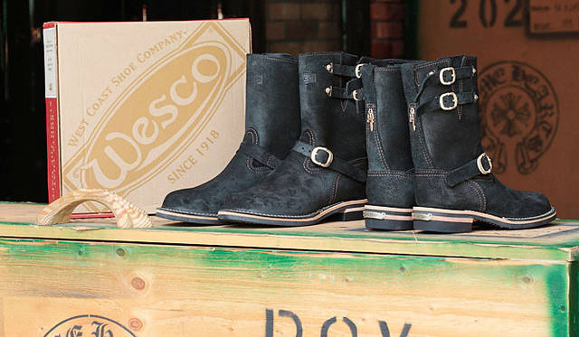 <b>CHROME HEARTS｜クロムハーツ</b>　「CHROME HEARTS × WESCO」<br>「BOSS 9 HEIGHT DOUBLE STRAP（エンジニアブーツ ダブルストラップ）」46万2000円