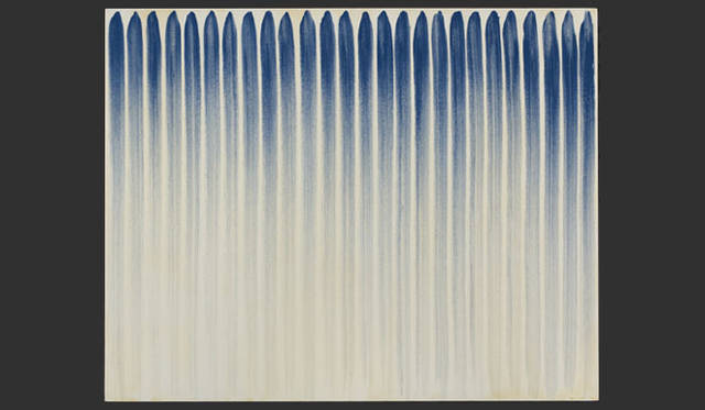 ART｜安藤忠雄建築による『李禹煥美術館』直島にオープン　李禹煥「線より」（1974）　写真＝渡邉 修