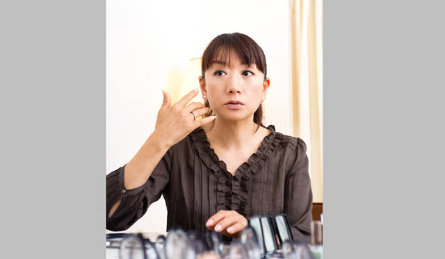 藤原美智子× 永富千晴｜ 「藤原美智子流、この秋のトレンドメイク」　藤原美智子さん