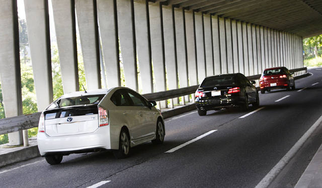 <b>エコカー3モデル乗りくらべ新潟ツアー 後篇</b>　荻ノ島に別れを告げ、東京への帰路につく。