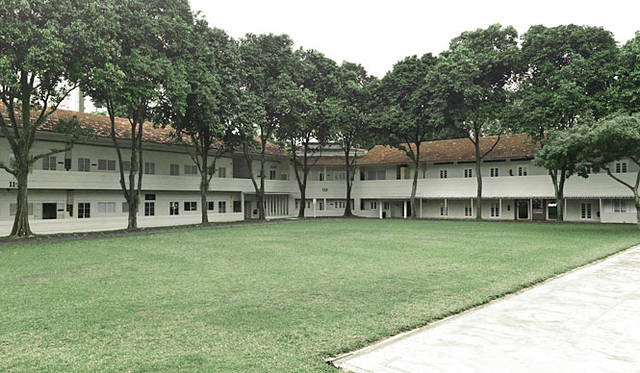 <b>ヤマダユウ｜method</b>　 method的シンガポール案内　「OLD SCHOOL」の中庭。ここは昔ながらの状態が保たれています。