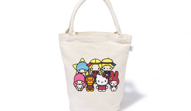 <b>「SANRIO BABY MILO STORE 2010」</b>　SANRIO CHARACTERS × MILO® ECO TOTE M(FRONT) 3360円