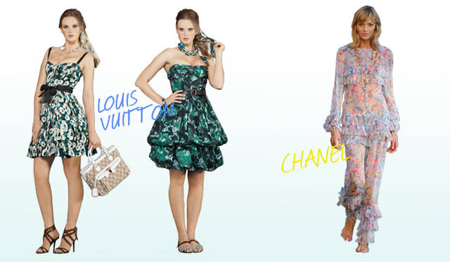 <b>KEYWORD 01 “FLOWER”</b><br />LOUIS VUITTON｜ルイ・ヴィトン　©LOUIS VUITTON/MARK SEGAL、CHANEL｜シャネル　©CHANEL