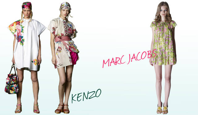 <b>KEYWORD 01 “FLOWER”</b><br />KENZO｜ケンゾー、MARC JACOBS｜マーク ジェイコブス