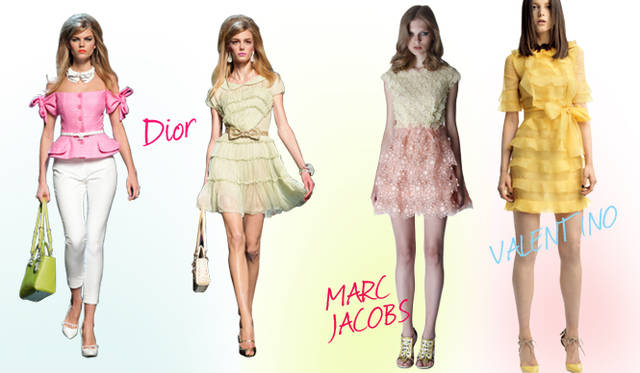 <b>KEYWORD 11 “CANDY COLOR”</b><br />Dior｜ディオール、MARC JACOBS｜マーク ジェイコブス、VALENTINO｜ヴァレンティノ