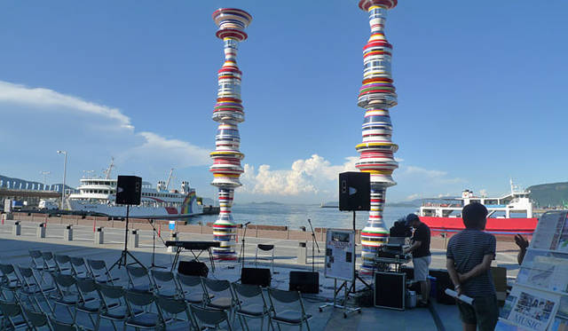 <b>瀬戸内国際芸術祭2010</b>　“マザーポート”の高松港にて「高松ボサノバフェスティバル」