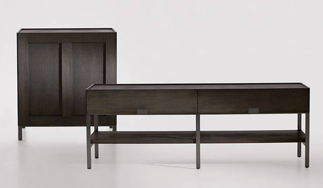 <b>B&B Italia｜Antonio Citterio</b>　アントニオ・チッテリオ　ストーレッジ「ERACLE」　左奥／W100×D50×H120cm、右／W220×D50×79cm