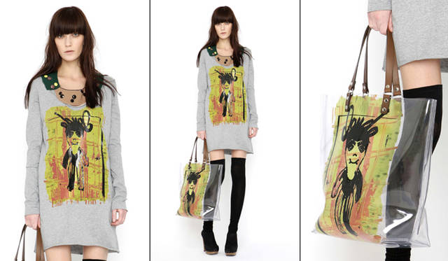 <b>MARNI｜マルニ</b>　チュニック 5万3550円、カラー 3万450円、プラスティックバッグ 3万4650円、ソックス 6万300円、サボ　※参考商品