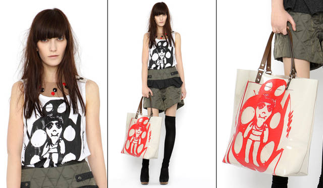 <b>MARNI｜マルニ</b>　タンクトップ 2万6250円、カラー 3万450円、ショートパンツ 7万1400円、ベルト 3万9900円、プラスティックバッグ 3万4650円