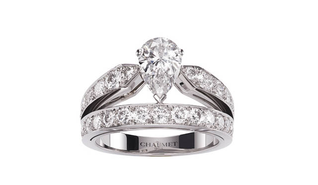 <b>CHAUMET｜ショーメ</b> 「ジョゼフィーヌ」 ソリテールリングPt×センターダイヤモンド（1.01CT）、268万8000円