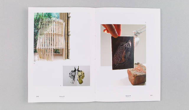 橋詰 宗｜Toh Shimazaki Architecture｜Toh Shimazaki Architecture Forum 2007<br>イギリス・ロンドンの建築事務所のワークショップのためのブックデザイン。テクスチャーとマテリアルというワークショップのテーマに基づき、本も構造的な工夫が反映されたデザインになっている。