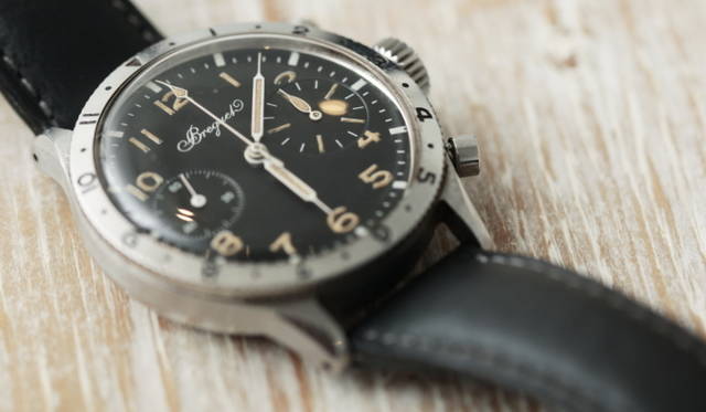 田中さん愛用の時計、1950年代のブレゲ「TYPE XX（タイプ トゥエンティ）」。