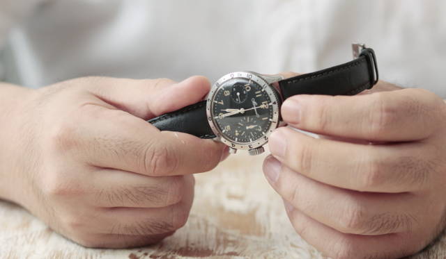 田中さん愛用の時計、1950年代のブレゲ「TYPE XX（タイプ トゥエンティ）」。