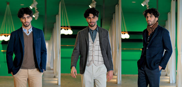 <b>BOGLIOLI｜ボリオリ</b><br />左からCOAT、K.JACKET、WIGHT