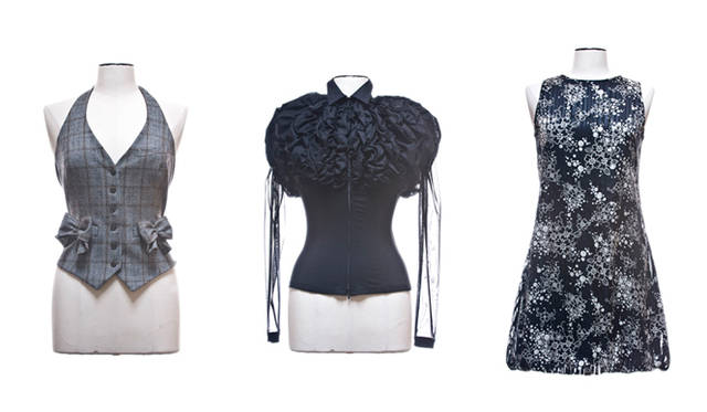 <strong> anne fontaine｜アン・フォンテーヌ</strong>　2010秋冬コレクション<br>左「LOIC」4万7250円、中「LAUSANNE」5万9850円、右「LIA」4万7250円