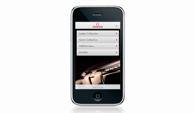 <strong>OMEGA｜オメガ</strong>　オメガの「iPhone」用アプリケーション