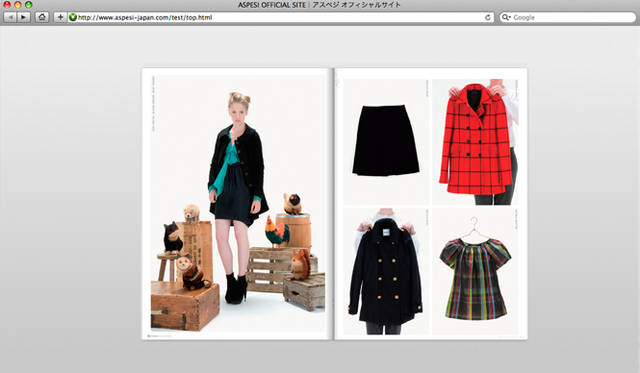 <b>ASPESI｜アスペジ</b>　カタログビジュアルからもわかるように、遊び心溢れるブランド「ASPESI」。イタリア・ミラネーゼたちからも絶大な支持を得ている。