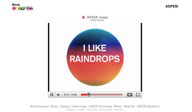<b>ASPESI｜アスペジ</b>　「MOVIE」コンテンツでは、アートディレクターであるTOMATOのDirk Van Doorenによる動画を掲載。