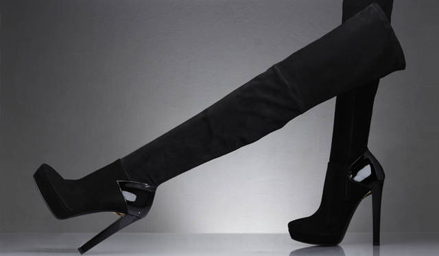 <b>GUCCI｜グッチ</b>　オーバーニーブーツ [H10.5cm] 29万9250円（グッチ／グッチ ジャパン）