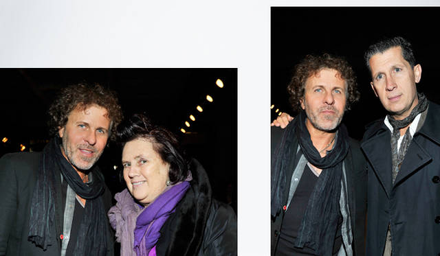 <b>DIESEL BLACK GOLD｜ディーゼル ブラック ゴールド</b>　左から、ディーゼル創始者兼社長のレンツォ・ロッソ、『インターナショナル ヘラルド トリビューン』誌のスージー・メンケス、いちばん右は『T Magazine』誌編集長（現『Wマガジン』編集長）のステファノ・トンチ。