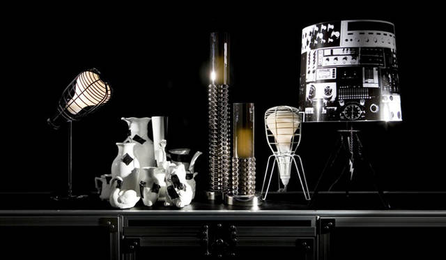 <b>DIESEL｜ディーゼル</b>　 Successful Living from DIESEL　左から　CAGE MIC、STUD(Grarnde、Piccola）、CAGE ROCKET、GRAF TAVOLO TECNO