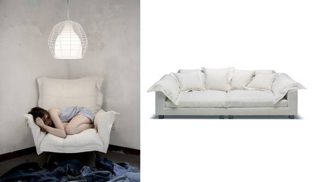<b>DIESEL｜ディーゼル</b>　 Successful Living from DIESEL　左／CLOUDSCAPE CHAIR＆Cage Sosp、右／Nebula Nine Sofa