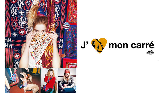 <b>HERMÈS｜エルメス</b>　スカーフ「カレ」をもっと楽しく！　表参道ヒルズに期間限定ブティックオープン　©Matt Irwin