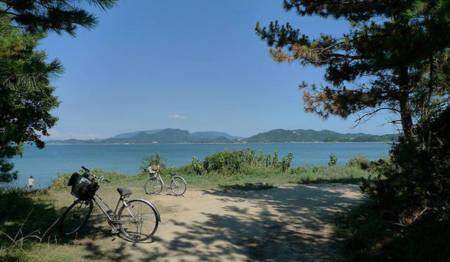 <b>瀬戸内国際芸術祭2010</b>　現場までの道のりもすばらしいクリスチャン・ボルタンスキー 「心臓音のアーカイブ」　こんな道を抜けると世界が凝縮した海辺の小屋に出合う。