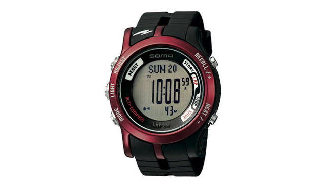 <strong>SII｜セイコーインスツル</strong> 「RideONE 50（ライドワン50）」レッドとシルバー、ブラックの3色がある。