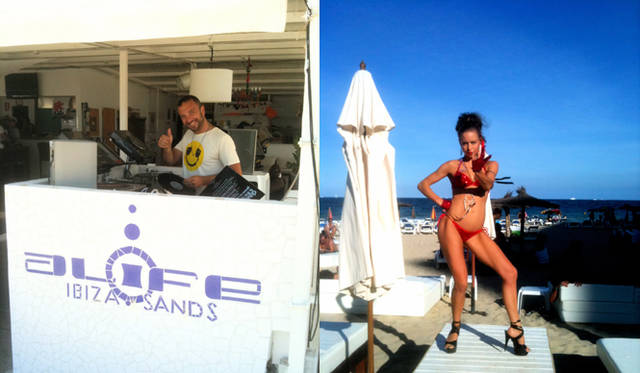 Ibiza Chillout Lounge｜『Sands』　有名DJをよんでビーチパーティも開催される。パーティーには、こんなノリノリのお客さんがいっぱい！