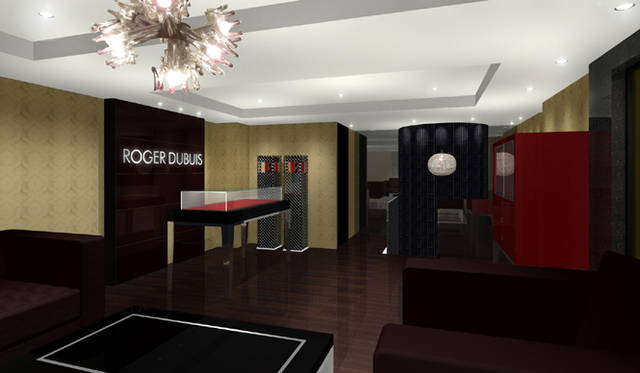 <strong>ROGER DUBUIS｜ロジェ・デュブイ</strong> 世界各国にあるロジェ・デュブイのブティックと同じコンセプトの店内イメージ。