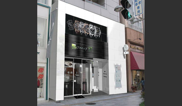 <strong>ROGER DUBUIS｜ロジェ・デュブイ</strong> 「サロン・ド・ロジェ・デュブイ」がオープンする「oomiya 大阪・心斎橋店」の外観イメージ。