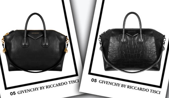 <strong>GIVENCHY BY RICCARDO TISCI｜ジバンシィ バイ リカルド ティッシ</strong>　左／バッグ（Mサイズ）[W43×H27×D19cm]　24万1500円、右／バッグ（Mサイズ）[W43×H27×D19cm]　22万500円（ともにジバンシィ バイ リカルド ティッシ／サードカルチャー）