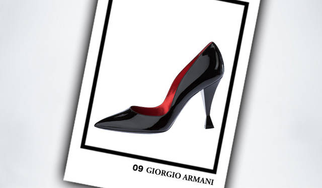<strong>GIORGIO ARMANI｜ジョルジオ アルマーニ</strong>　パンプス[H7.5cm]　7万1400円（ジョルジオ アルマーニ／ジョルジオ アルマーニ ジャパン）